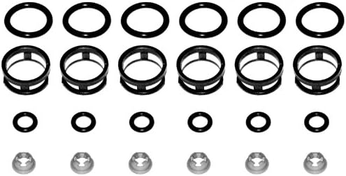 Turbonoz TNIRJDM-0016 SIDE FEED INJECTOR REBUILD KIT SKYLINE GTST RB25DET VG30DE VG30DETT 6 CYLINDER COMPLETE SEALS FILTERS PINTLES