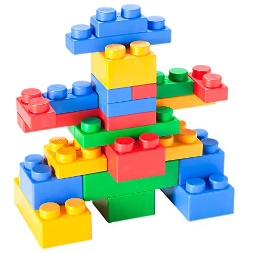 image for UNiPLAY Soft Building Blocks - Mix Plus Series (34pcs). Educational an