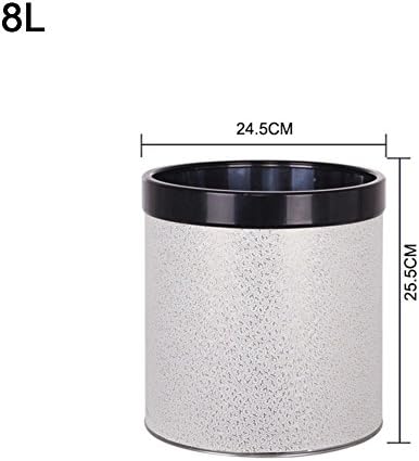 Trash can stainless steel trash cans without lid kitchen,restroom , living room trash can-D