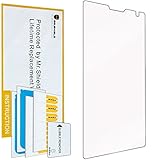 Mr Shield For Microsoft (Nokia) Lumia 735 Verizon Version [Tempered Glass] Screen Protector [0.3mm Ultra Thin 9H Hardness 2.5D Round Edge] with Lifetime Replacement Warranty