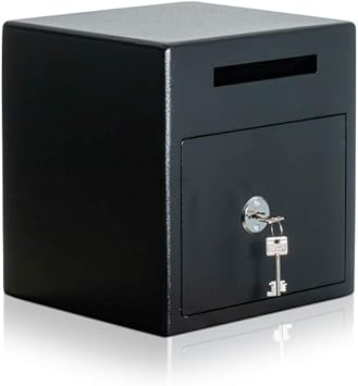 Einwurftresor Doppelwandig Sicherheitsstufe B Vdma 24992 Vds Schlusselschloss Amazon De Baumarkt