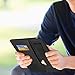 COCASES Case Compatible with iPad Pro 12.9, iPad Pro, iPad 12.9 Inch 2017 2015 PU Leather Flip Cover Stand Smart Case Auto Sleep/Wake Pencil Holder Hand Strap Card Slot Document Cash Pocket - Blue