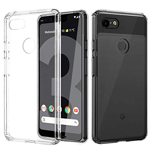 BULESK Google Pixel 3 Case - New 2019 Revolutionary Nanotechnology Coating with Silver Ion Сover for Google Pixel 3 - Premium Hybrid Slim Clear Crystal Soft Transparent PC Back TPU Cover