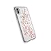 Speck Products Presidio Clear + Print Case for iPhone XS/iPhone X, Goldenblossoms Pink/Clear