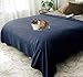 DEARTOWN 100% Waterproof Furniture Cover for Dogs and Cats,Super Soft Pet Blanket for Bed Couch Sofa (70×70 Inches, Navy)thumb 2