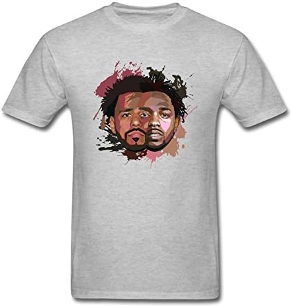 DLQUEEN Men's Kendrick Lamar &amp; J Cole T-shirt Size S Grey