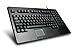 Adesso Compact 1U Design 2-Button Touchpad Keyboard for Windows (ACK-730UB),Black