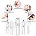 Ladies Electric Shaver, GINDOLY 5 in 1 USB Rechargeable Women Electric Shaver Cordless Hair Removal for Women Body, Nose Hair,Facial Cleaning, Bikini Line with Nail Clipper