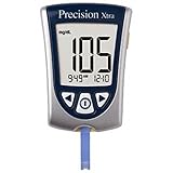 Abbott Blood Glucose Meter Precision Xtra 5 Seconds Glucose, 10 Seconds Ketones Stores Up To 450 Results No Coding