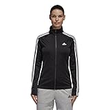 adidas Women's Designed-2-Move Track Jacket, Black/White, Small