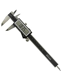 Calibre digital electrónico iGaging IP54 0-6 pulgadas, pantalla pulgadas métricas fracciones cuerpo de acero inoxidable