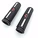 XKMT Motorcycle Black Handlebar skull Groove Hand grips for Harley 96-later VRSC, XL, XR, Dyna, Softail (except FLSTSE2/3, FLSTNSE, and FXSBSE) and 96-07 Touring models