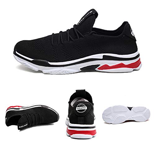 image for STEELEMENT. Men's Walking Shoes Flyknit Running Shoes Casual Athletic 