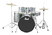 Pearl RS525SCC706 Roadshow 5-Piece Drum Set, Charcoal Metallic
