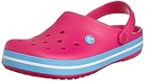 crocs Unisex Crocband Clog, Candy Pink/Bluebell, 4 US Men / 6 US Women