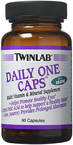 Twinlab Daily One Caps With Iron - 90 Capsules - Thumbnail 6