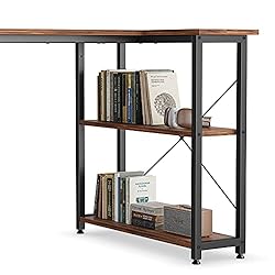 CubiCubi 47 Inch Small L Shaped Computer Desk with