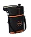 Vina Wine Insulated Tote Bag, 2 Bottle Wine/Beer Cooler Carrier Case with Shoulder Strap + Free Corkscrew for Picnic and Travel, Great Gift for Wine Lover, Brown