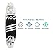 Roc Inflatable Stand Up Paddle Boards W Free Premium SUP Accessories & Backpack, Non-Slip Deck Bonus Waterproof Bag, Leash, Paddle and Hand Pump Youth & Adult (Renewed)