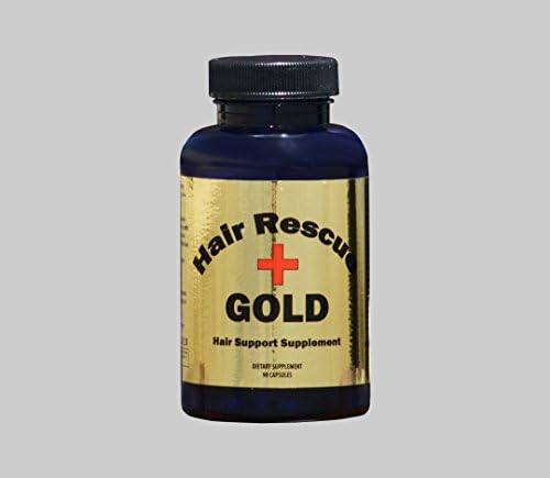 Hair Rescue GOLD Plus Supplement ★ Hair Growth Supplement ★ Hair Vitamins ★ Stop Hair Loss