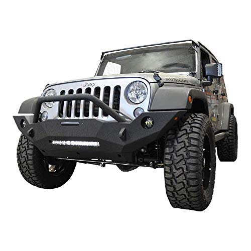 Buy DV8 Offroad Steel Series Front Bumper with Integrated Skid Plate and Recessed Winch Plate