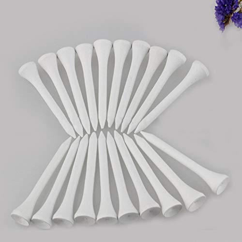 Water-chestnut 100pcs/Pack Professional Premium Wooden Golf Tees 54mm with Golf Ball Markers