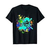 Dirtbike colouring Bike with nice Wheel, stunts, cc & Engine T-Shirt