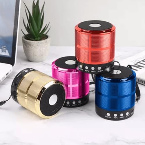 Mini Caixinha de Som Bluetooth Portátil WS-887 USB SD Rádio FM – Mini Speaker Envio Sortido
