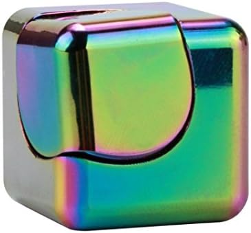 Kayear Hand Spinner Toys, Fidget Finger Cube Fingertip Gyro for ADD ADHD Anxiety Stress Autism Aluminum Alloy by Colorful