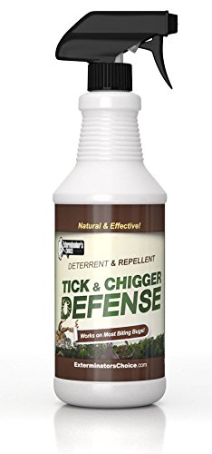 Exterminators Choice Tick and Chigger Defense repellent, 16oz Sprayfor ticks, chiggers, mites, biting insects yard treatment…