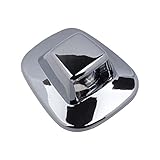 HERCOO License Plate Light Lamp Lens Aftermarket Replacement for GMC Chevy C/K Pickup Truck (Qty:1, Chrome)