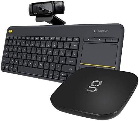 Access Plus Mini PC Stick Bundle (2GB/64GB) Fanless Windows 10 Pro (64 bit) with Lynk Multifunctional Remote Control and HD Pro Webcam