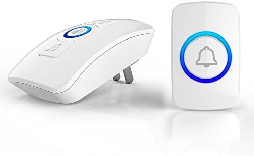 Wireless Doorbell Door Chime, icyber Operating At Over 500-feet Range with 32 Different Ring Tones -White