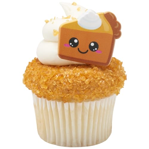 DECOPAC PUMPKIN SPICE CRUSHED CANDY BITS, SUGAR DECORATIONS FOR CAKES, TOPPINGS, CUPCAKES, AND DRINKS | ORANGE | 16OZ PACK