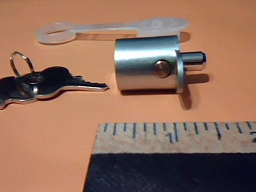 TNS STORE CF Lock Kit with Keys, Genuine Replacement Part, Center Fold Shutter Lock - Thumbnail 4