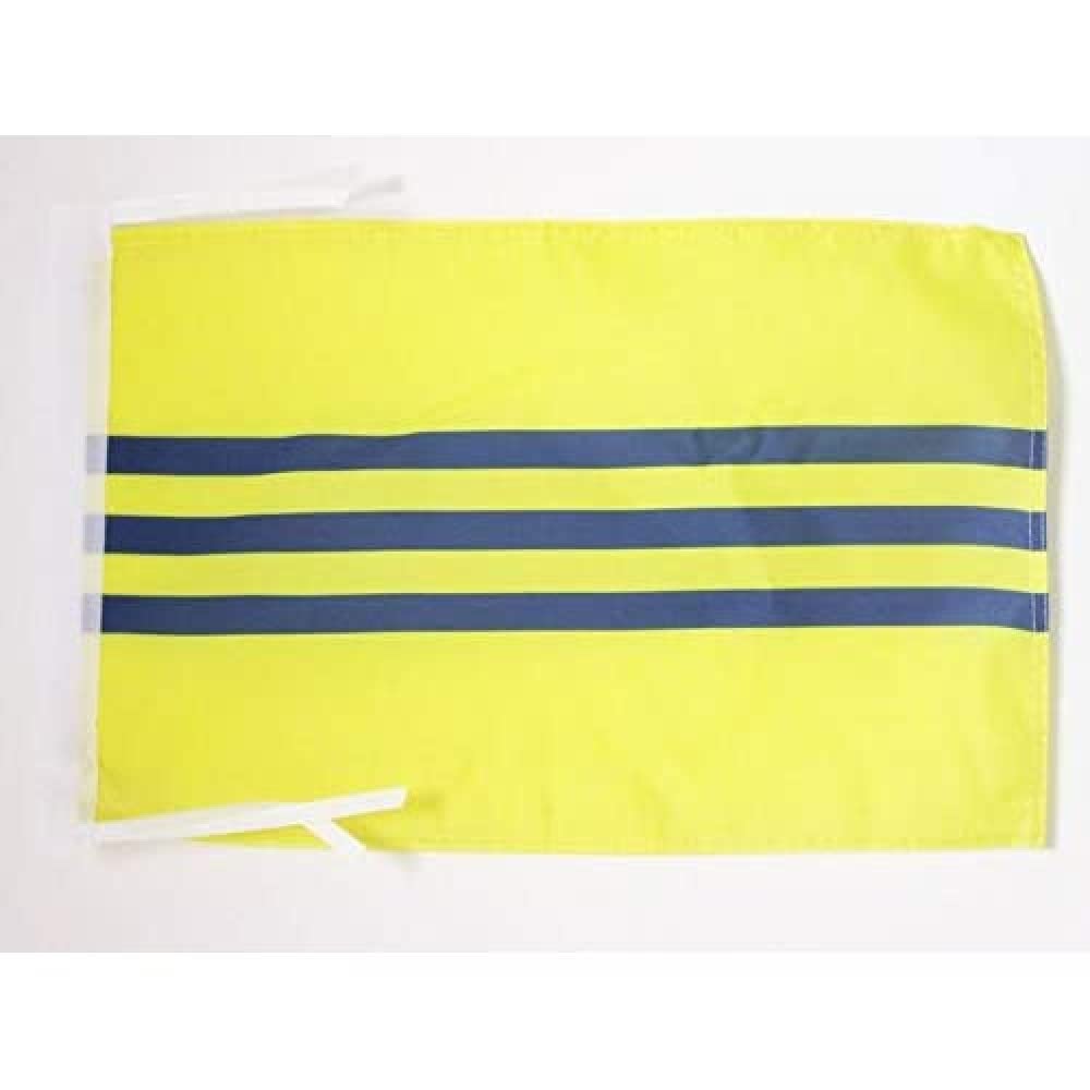 AZ FLAG - Republic of Cochinchina 1946-1954 Flag - 18'' x 12'' - 100% Polyester Former Vietnam Small Banner with Two Cords - Fade Resistant - Vivid Colors - 18x12 in - 45x30 Cm