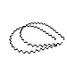 Honbay 6PCS Simple Fashionable Black Metal Wave Hair Hoop for Men, Women, Boys and Girls (C)