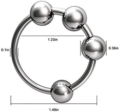 BINFEN Exercise Training Time Delay Bands - Stainless Metal Rings - RX1