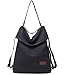 Travistar Women Multifunction Shoulder Bag Canvas Crossbody Casual Daypack Handbag for work and daily use