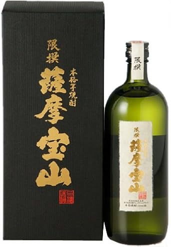 Amazon Co Jp 西酒造 限撰 薩摩宝山 芋 25度 焼酎 鹿児島県 7ml ギフトbox入り 食品 飲料 お酒