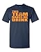 This Team Makes Me Drink Chicago Navy Adult T-Shirt