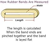 First Steps 25 Large Thick Rubber Bands 80mm x 9mm Heavy Duty RB73x25 view 4