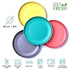 GET-FRESH-Bamboo-Kids-Plates-Set--4-Pack-Reusable-Bamboo-Dinner-Plates-for-Kids-and-Toddlers--BPA-Free-Bamboo-Fiber-Childrens-Dinnerware-Set--Kids-Bamboo-Tableware-Plates-for-Everyday-Use GET FRESH Bamboo Kids Plates Set – 4-Pack Reusable Bamboo Dinner Plates for Kids and Toddlers – BPA-Free Bamboo Fiber Childrens Dinnerware Set – Kids Bamboo Tableware Plates for Everyday Use