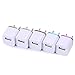 Wall Charger, 5 Pack 1A/5V Two-Tone Universal USB Ac Wall Travel Power Charger Adapter for iPhone 6/6S Plus 4/5/5S Samsung Galaxy HTC LG Huawei Google BLU 4/5/6/7 and Most Android Phones 5 Colors
