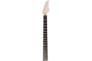 ModouString 24 Fret Maple Guitar Neck with Rosewood Fingerboard - 25.5" Scale, Bolt-On Design with White Dot Inlays Soild Wood