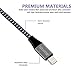 Xcords iPhone Charger 4Pack 3FT 3FT 6FT 10FT Lightning Cable Nylon Braided Charging Cord Compatible with iPhone X 8 7 7 Plus 6 Plus 5 iPad and iPod Nano  --Carbon Black