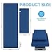 sunland Yoga Towel Sweat Absorbent Soft Non-Slip Hot Yoga Towel + Hand Towel 2 in1 Set with Carry Bag Ideal for Pilates Hot Yoga Bikram 24 inches x 72 inches Navy Bluethumb 2