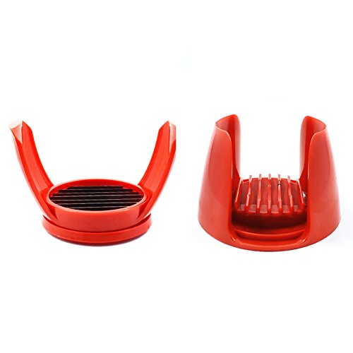 Tomato Cutter, Tomato Slicer, Mozarella Slicer,Multifunctional Tomatoes Slicer, Onion Chopper Fruits Vegetables Cutter For Kitchen Tools（Red） - Thumbnail 5