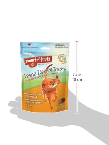 Emerald Pet Cat Chicken Dental Grain Free Treats, 3-Ounce