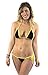 Lena Style Velvet Micro Bikini Tiny Swimsuit String Extreme Swimwears G String (Black)